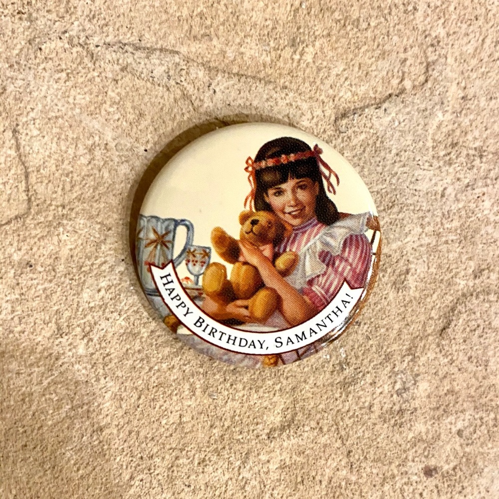 1995 Happy Birthday Samantha American Girl Pin